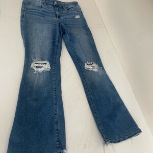 AE American Eagle Outfitters Next Level  Kick Skinny Jeans 6 X-tra Short EUC!